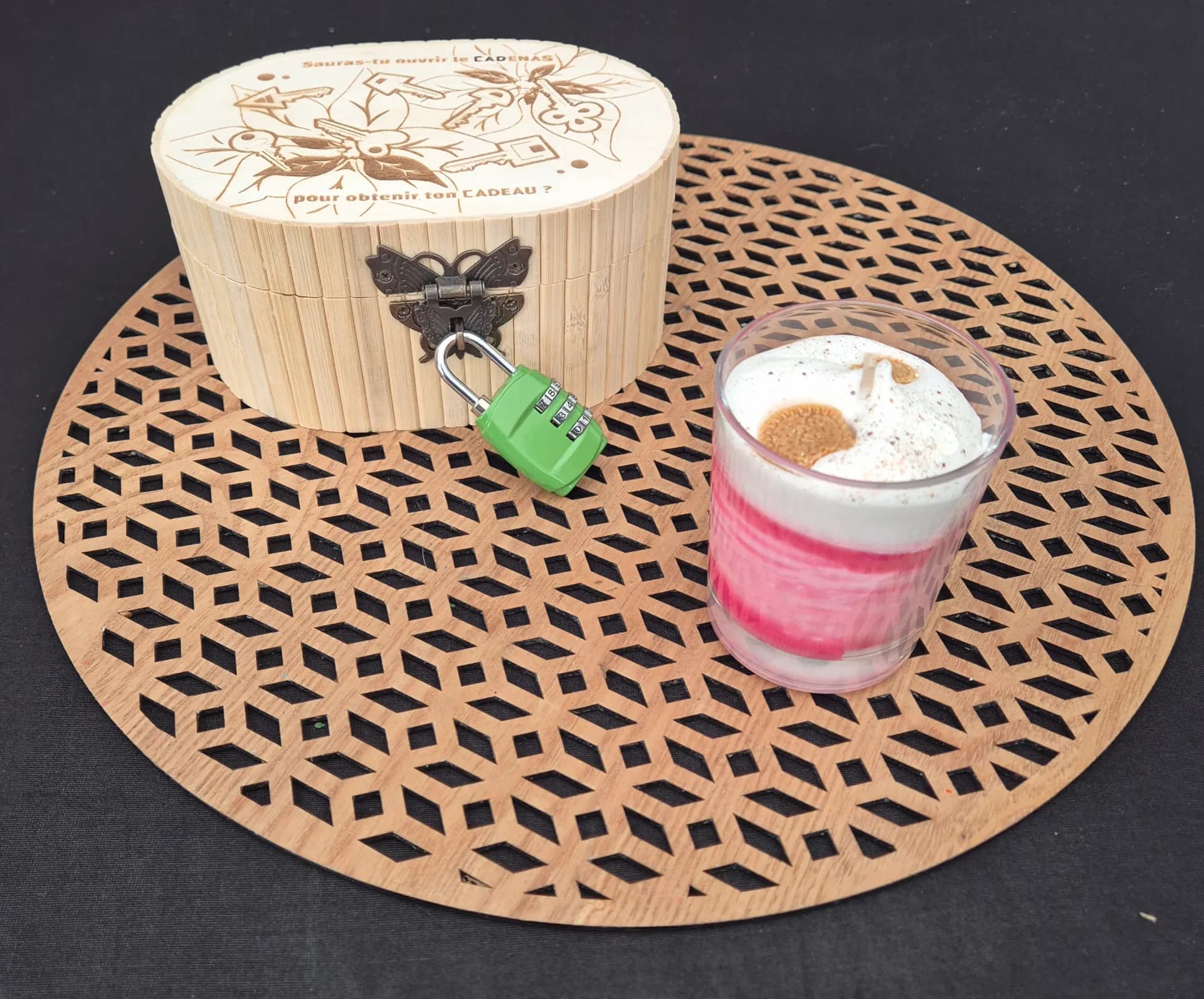 Mystéria bougie Goûter de Noël