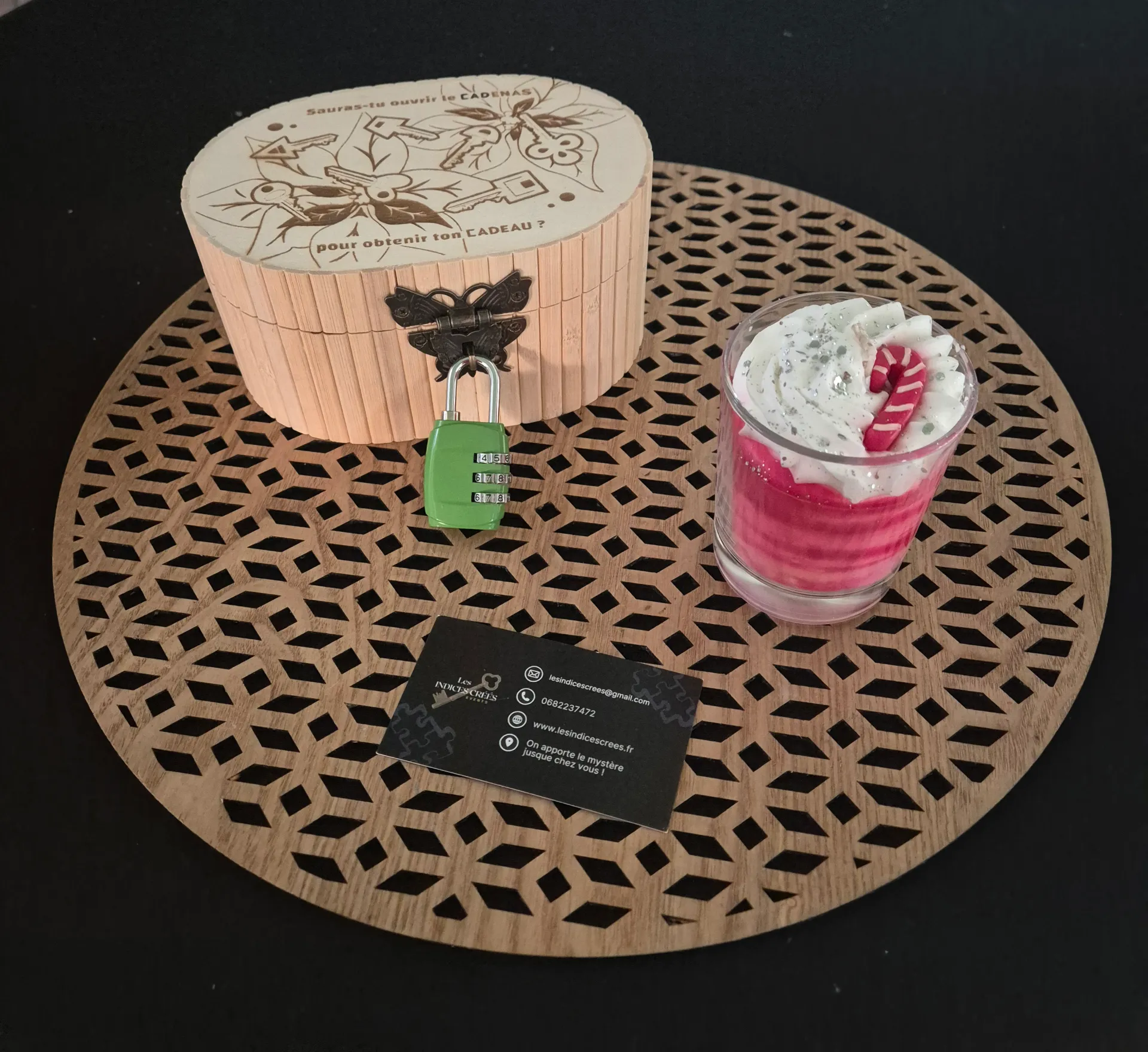 Mystéria bougie sucre d’orge