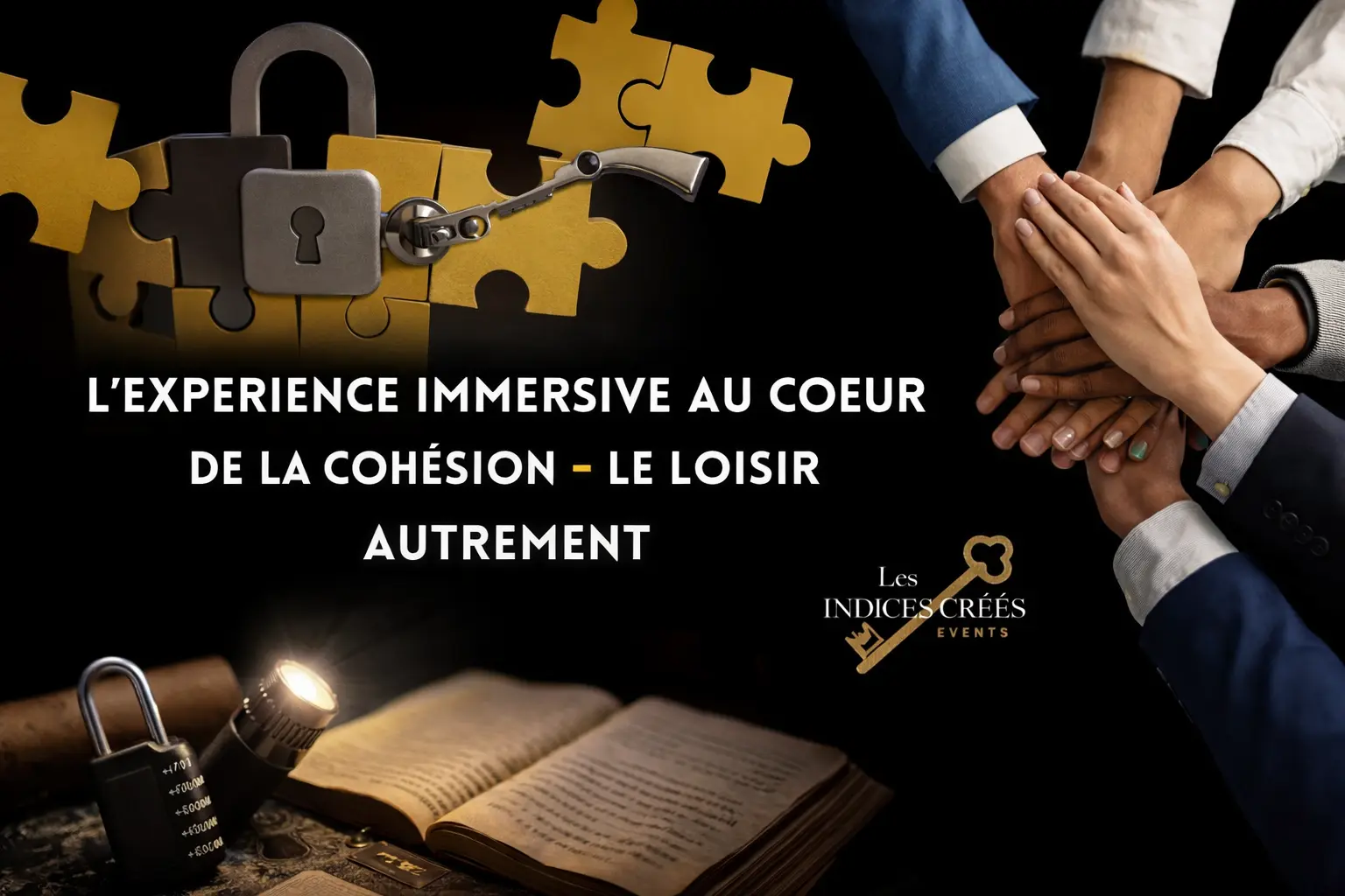 Participants d’un escape game Les Indices Créés